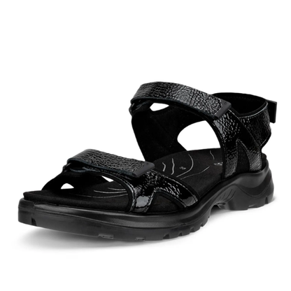 Women's ECCO Offroad Black Outdoor Sport Sandals