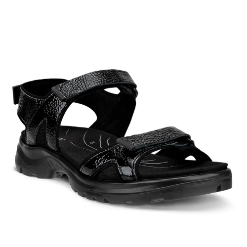 Women's ECCO Offroad Black Outdoor Sport Sandals