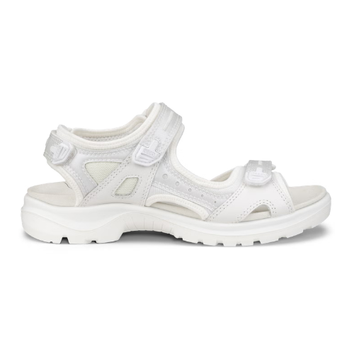 Women's ECCO Offroad Yucatan White Iridescent Outdoor Sport Sandals