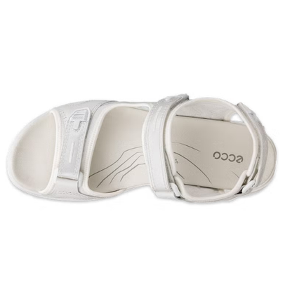 Women's ECCO Offroad Yucatan White Iridescent Outdoor Sport Sandals