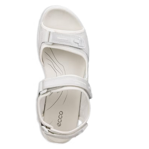 Women's ECCO Offroad Yucatan White Iridescent Outdoor Sport Sandals