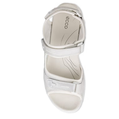 Women's ECCO Offroad Yucatan White Iridescent Outdoor Sport Sandals