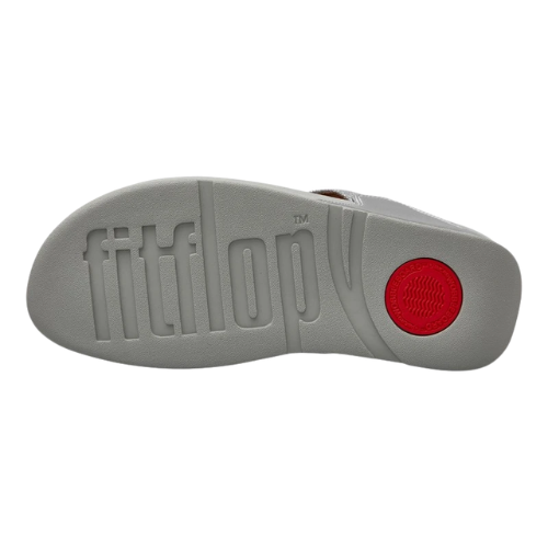 FitFlop Women's Lulu Glitz Toe-Post Sandal - Silver
