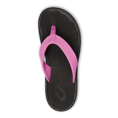 OluKai Women's 'Ohana Sandal - Dragon Fruit / Black