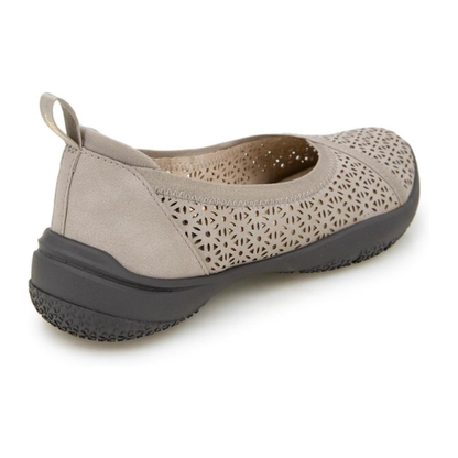 JBU by JAMBU Women's Emma Shimmer Flat Shoe - Taupe