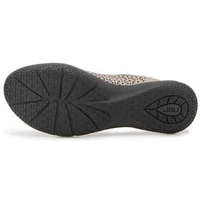 JBU by JAMBU Women's Emma Shimmer Flat Shoe - Taupe