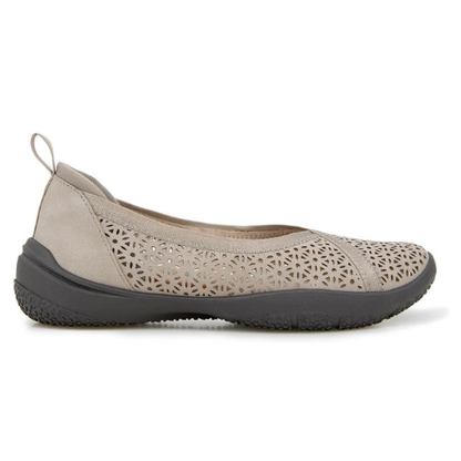 JBU by JAMBU Women's Emma Shimmer Flat Shoe - Taupe