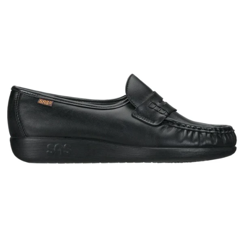 Classic Black Slip-On Loafers