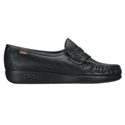 Classic Black Slip-On Loafers