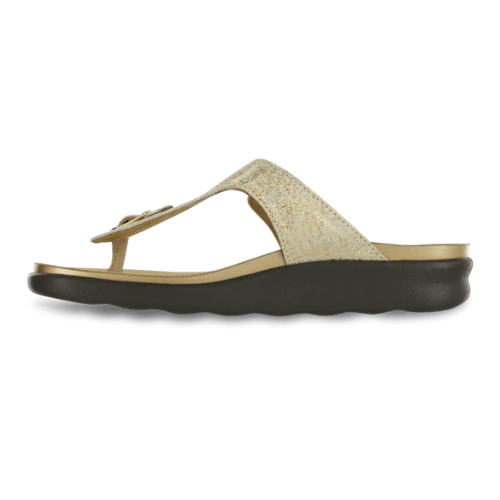 Sanibel Thong Shiny Gold Sandal