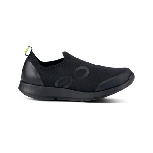 OOFOS Women's OOmg Support Slip-On Recovery Shoes - Black