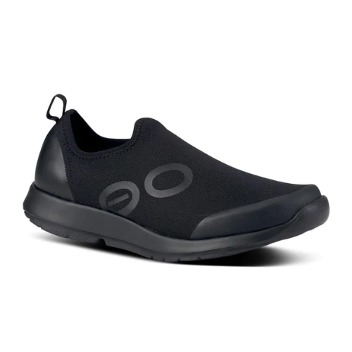 OOFOS Women's OOmg Support Slip-On Recovery Shoes - Black