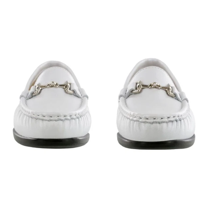Metro Pearl White Slip-On Loafers