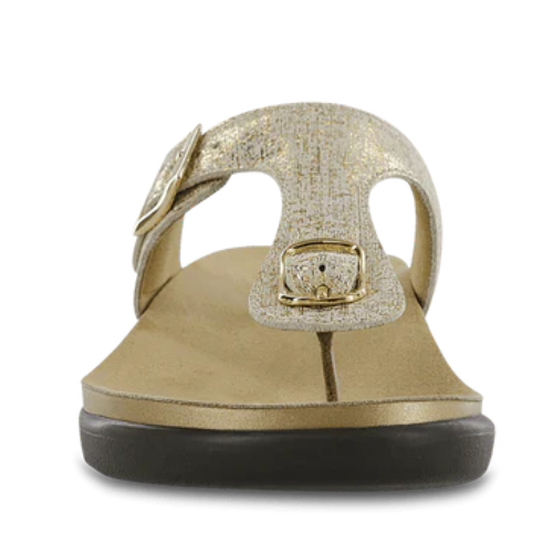 Sanibel Thong Shiny Gold Sandal