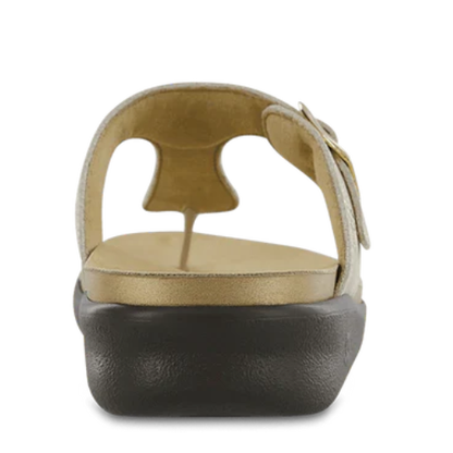 Sanibel Thong Shiny Gold Sandal