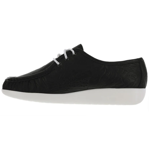 Siesta Black Larse Lace-Up Loafers