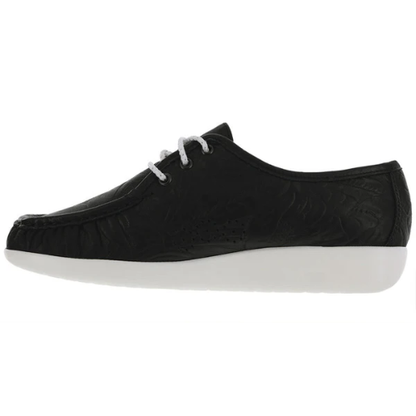Siesta Black Larse Lace-Up Loafers