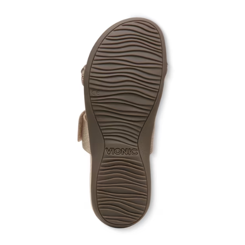 Vionic Women's Jeanne Slide Sandal - Gold