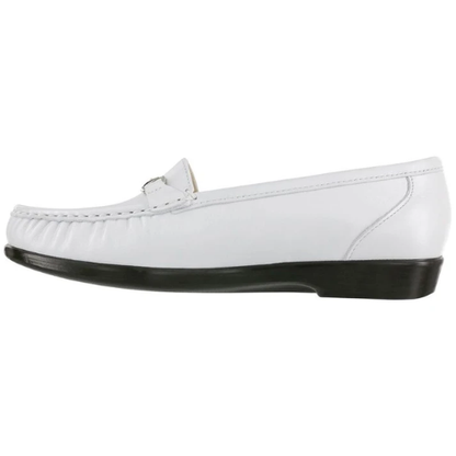Metro Pearl White Slip-On Loafers
