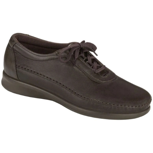 Traveler Dark Brown Lace Up Sneakers