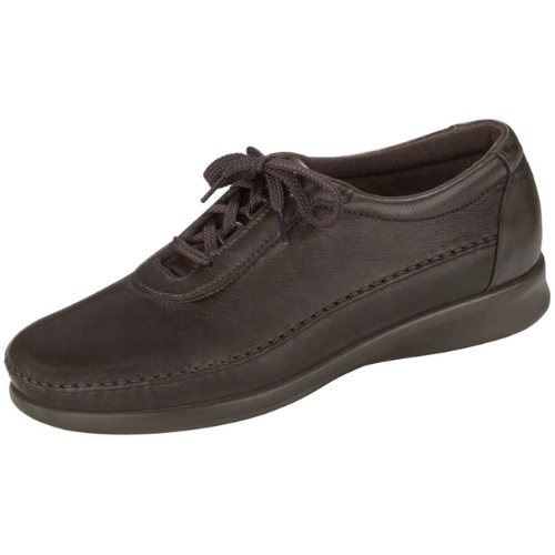 Traveler Dark Brown Lace Up Sneakers