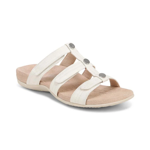 Vionic Women's Amber Slide Sandal - White
