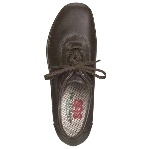 Traveler Dark Brown Lace Up Sneakers