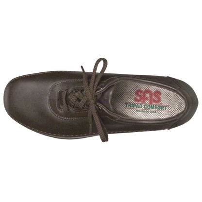 Traveler Dark Brown Lace Up Sneakers