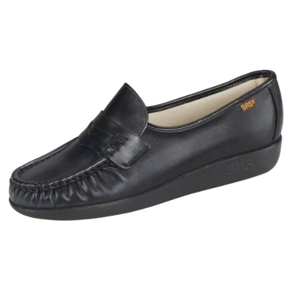 Classic Black Slip-On Loafers