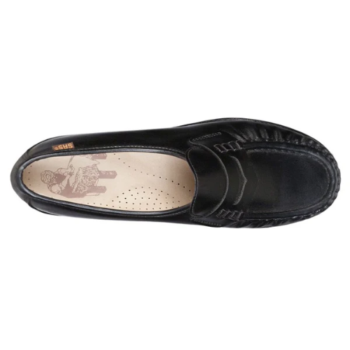 Classic Black Slip-On Loafers