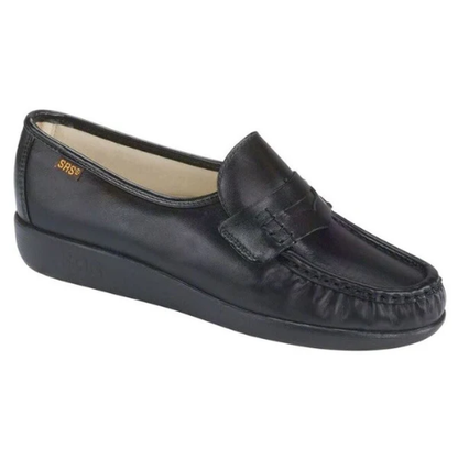 Classic Black Slip-On Loafers
