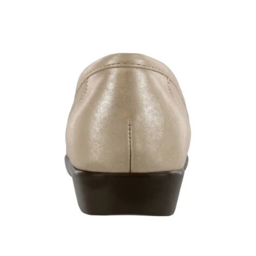 Simplify Slip On Gold Loafers