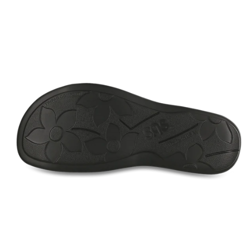 SAS women's seaside gravity leather slide sandal - Black