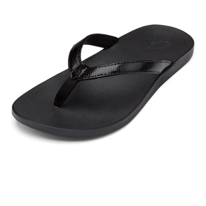 OluKai Women's Puawe Sandal - Black
