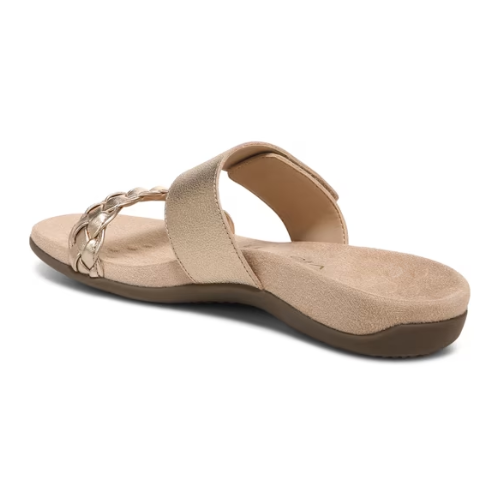 Vionic Women's Jeanne Slide Sandal - Gold