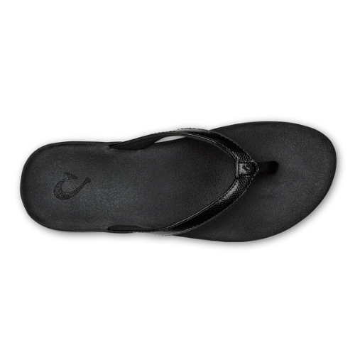 OluKai Women's Puawe Sandal - Black