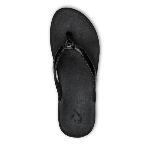 OluKai Women's Puawe Sandal - Black