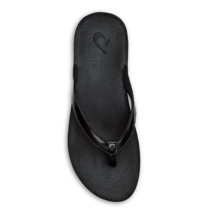 OluKai Women's Puawe Sandal - Black