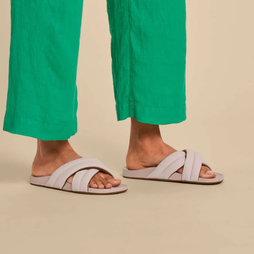 OluKai Women's Hila Slide Sandal - Cloud