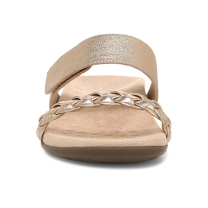 Vionic Women's Jeanne Slide Sandal - Gold