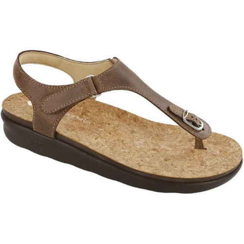 Women Brown Marina T-Strap Sandal