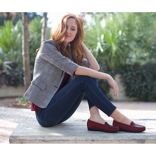 Simplify Red Loafers