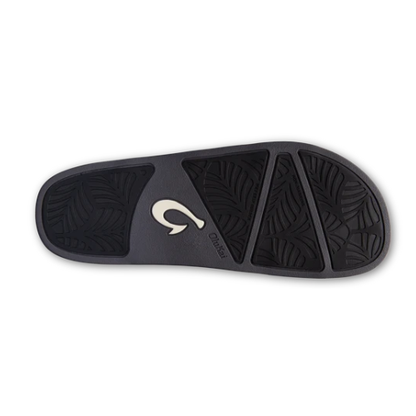 OluKai Women's Hila Slide Slipper - Black