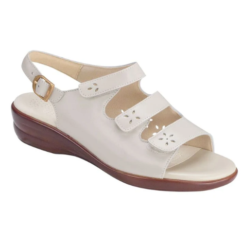 SAS Quatro Women's Adjustable Slingback Sandal – Bone