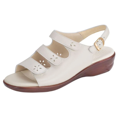 SAS Quatro Women's Adjustable Slingback Sandal – Bone