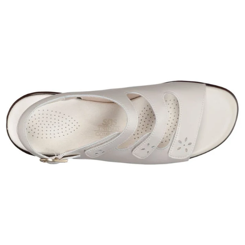 SAS Quatro Women's Adjustable Slingback Sandal – Bone