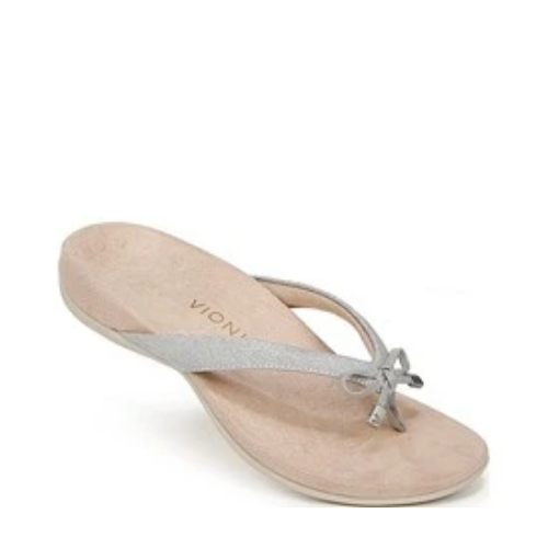 VIONIC Women's Rest Bella Metallic Silver