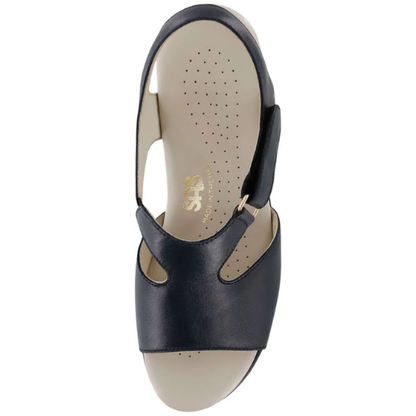 Suntimer Navy Heeled Sandals