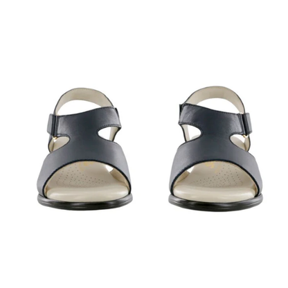 Suntimer Navy Heeled Sandals
