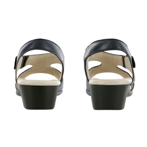 Suntimer Navy Heeled Sandals